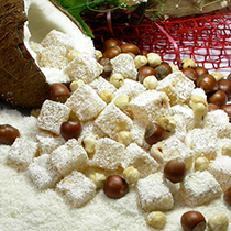 TURKISH DELIGHT WITH HAZELNUT COCONUT